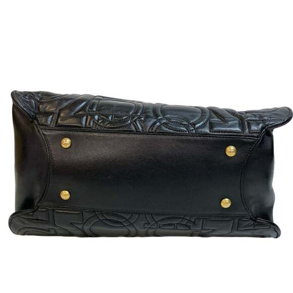 Salvatore Ferragamo quilted chain handbag, Gancini black, for women - Picture 7 of 15